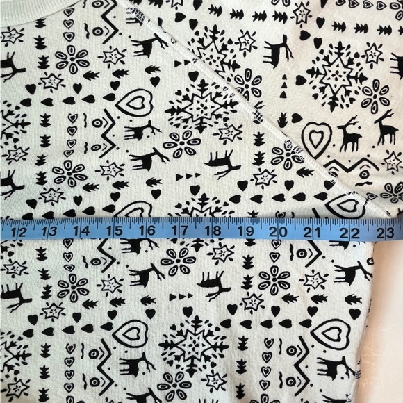 THE GREAT. The College Sweatshirt in Folk Print - Picture 9 of 9